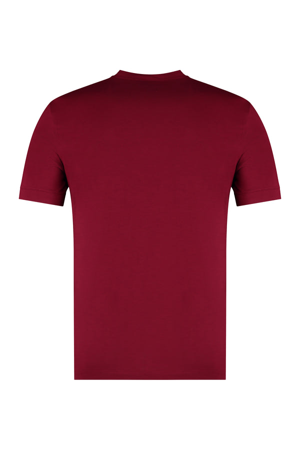 Viscose crew-neck T-shirt-1